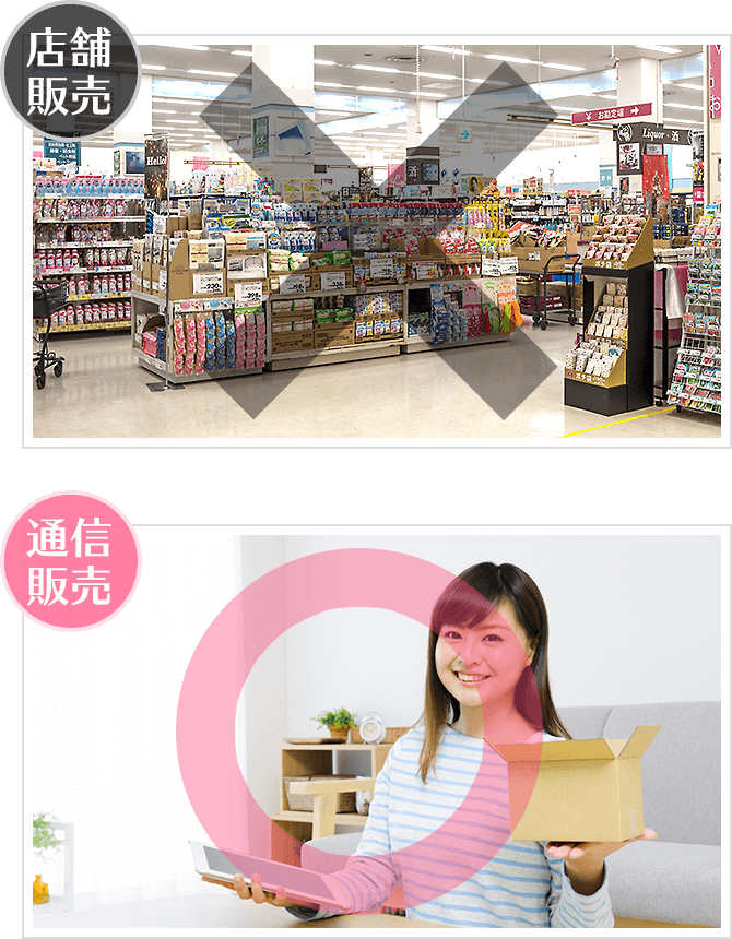 店舗販売/通信販売